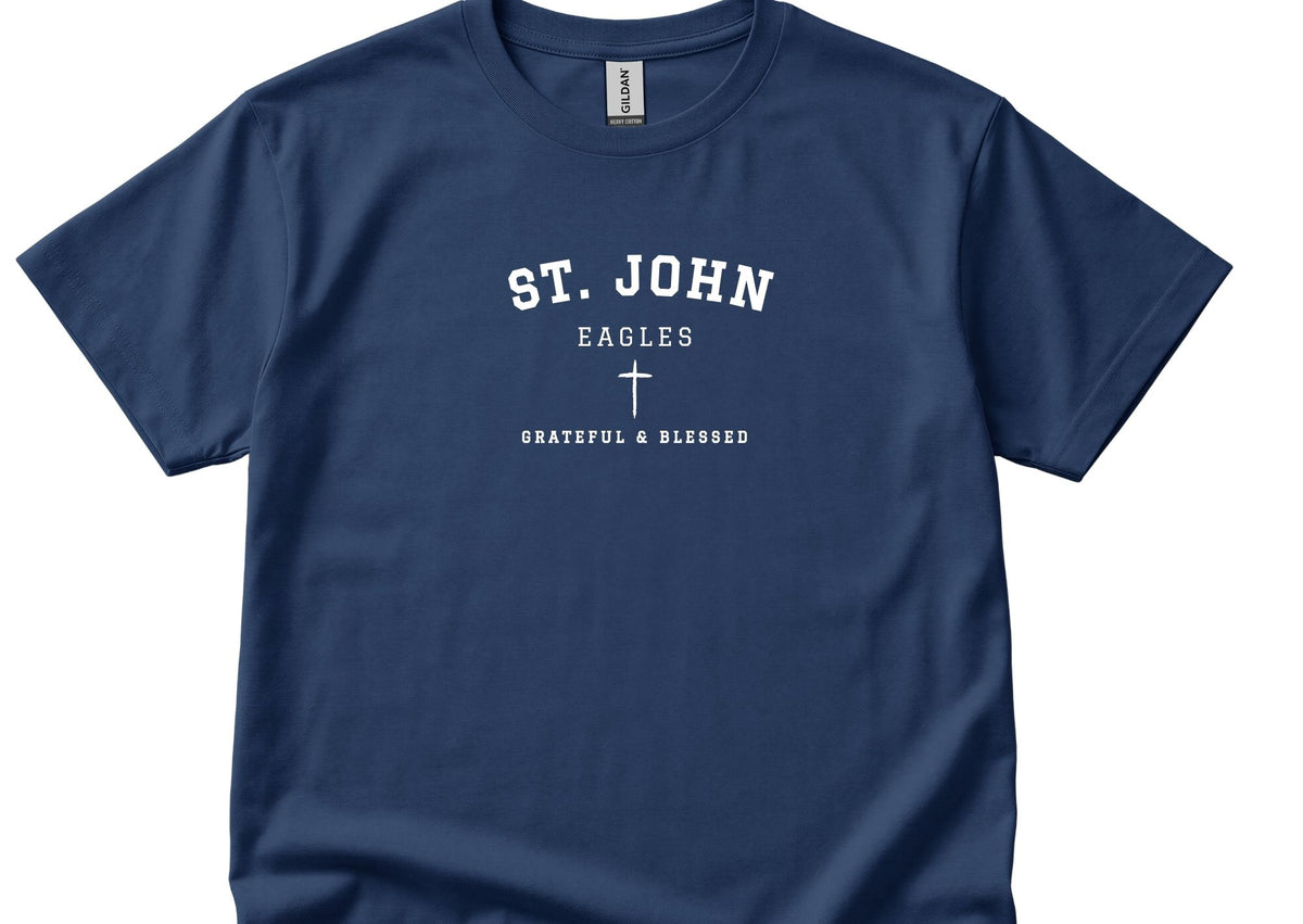 St. John Eagles Grateful & Blessed Tee (Youth)