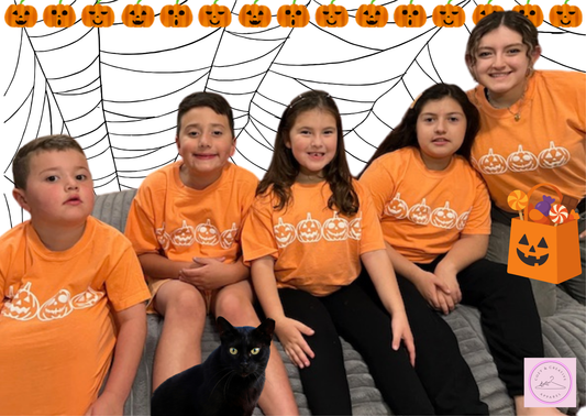 Kid's Pumpkin Faces t-shirt