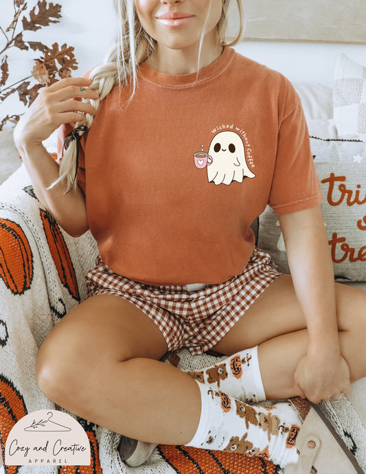 Wicked without coffee tee